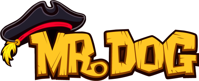 Mr. Dog Logo Blanco